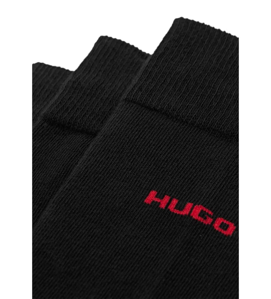 Pack 3 Pares de Calcetines largo Estándar negro