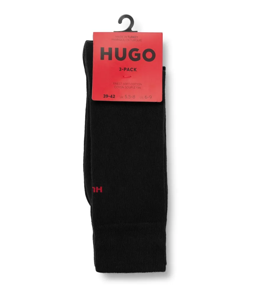 Pack 3 Pares de Calcetines largo Estándar negro