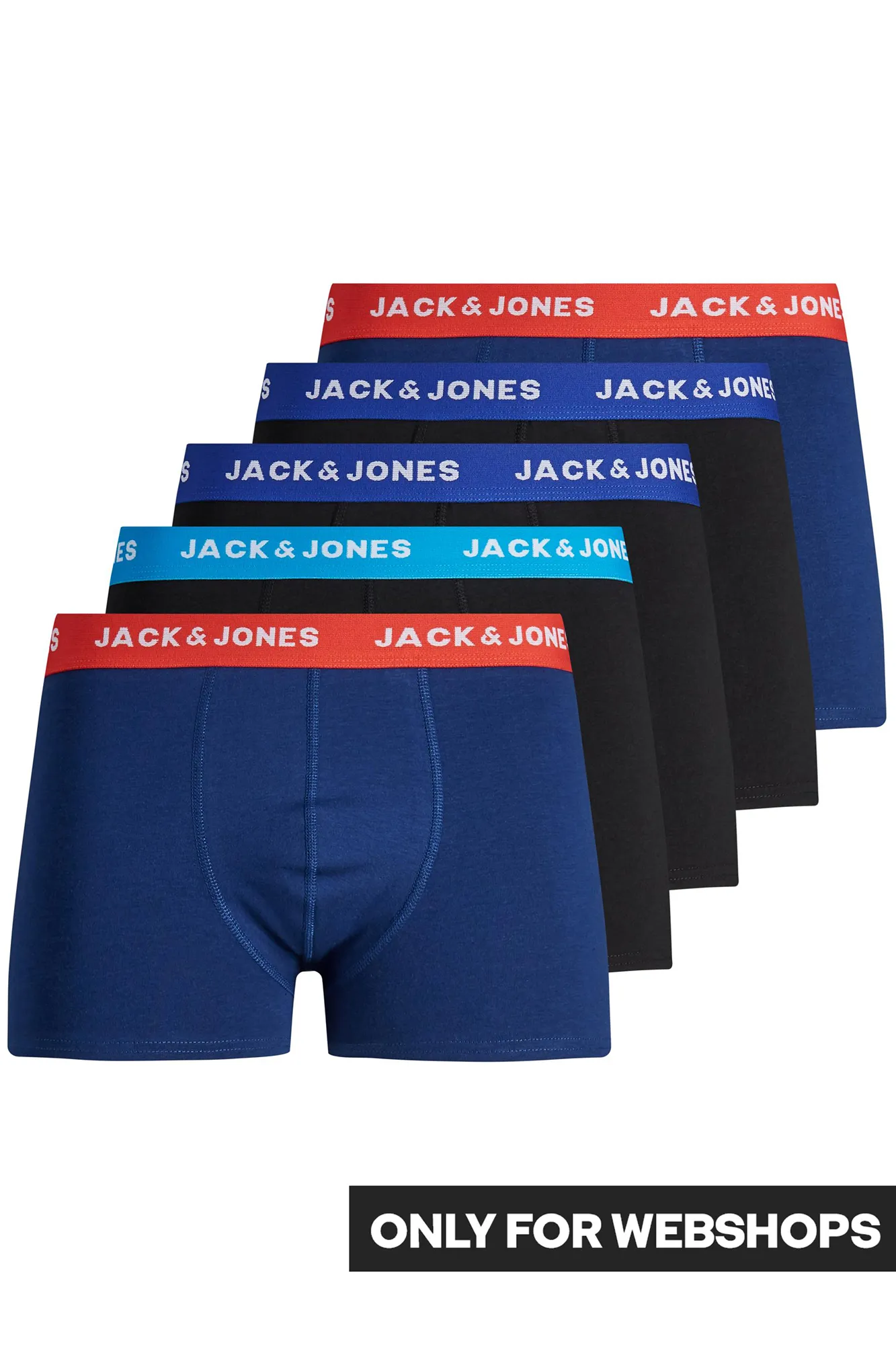 Pack de 5 bóxers básicos