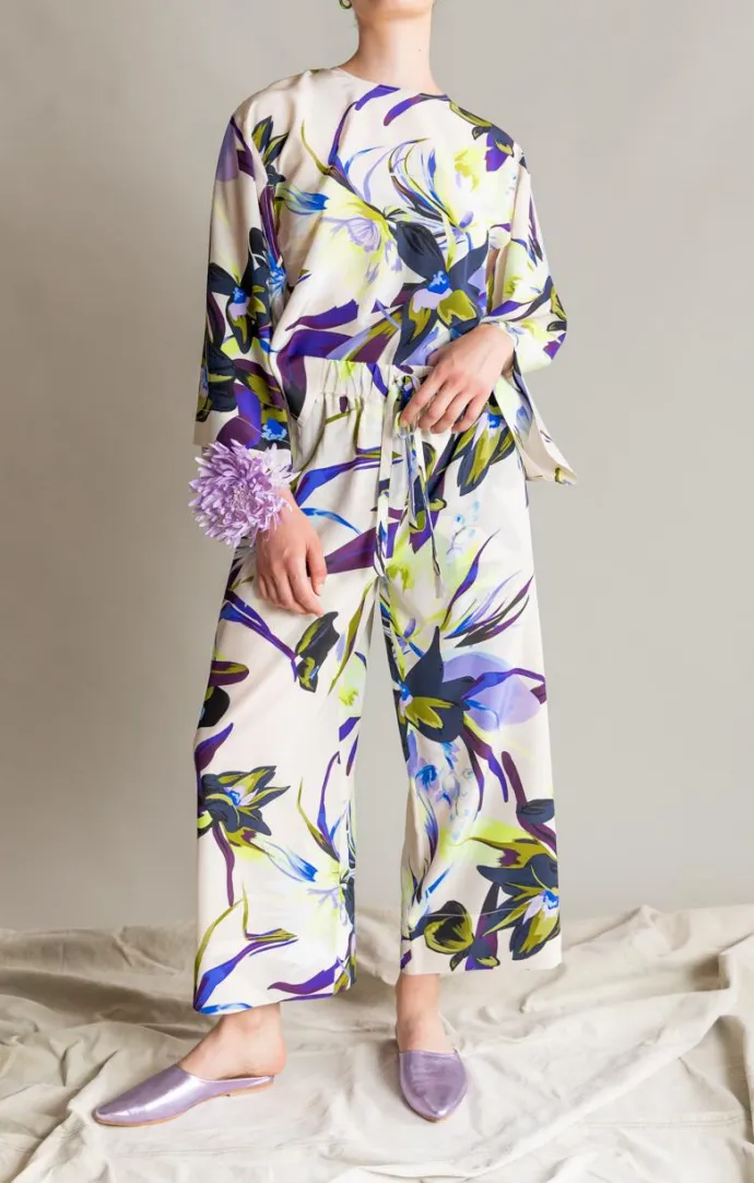PANTALN ESTAMPADO FLORAL