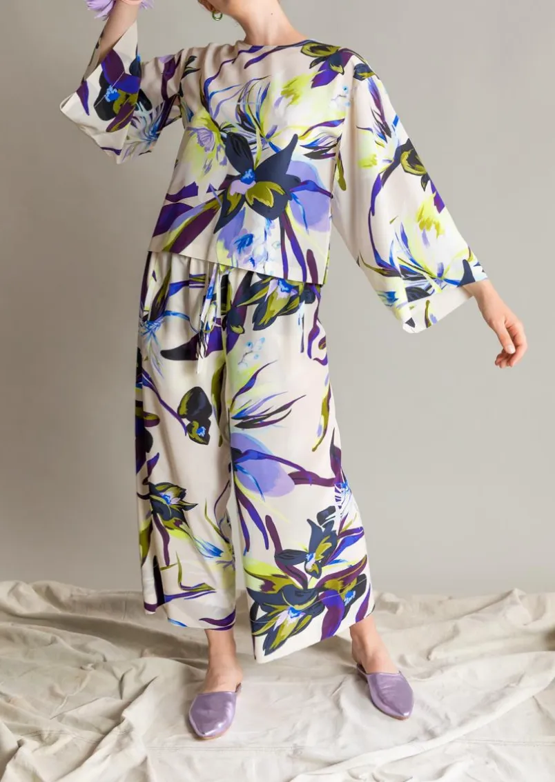 PANTALN ESTAMPADO FLORAL