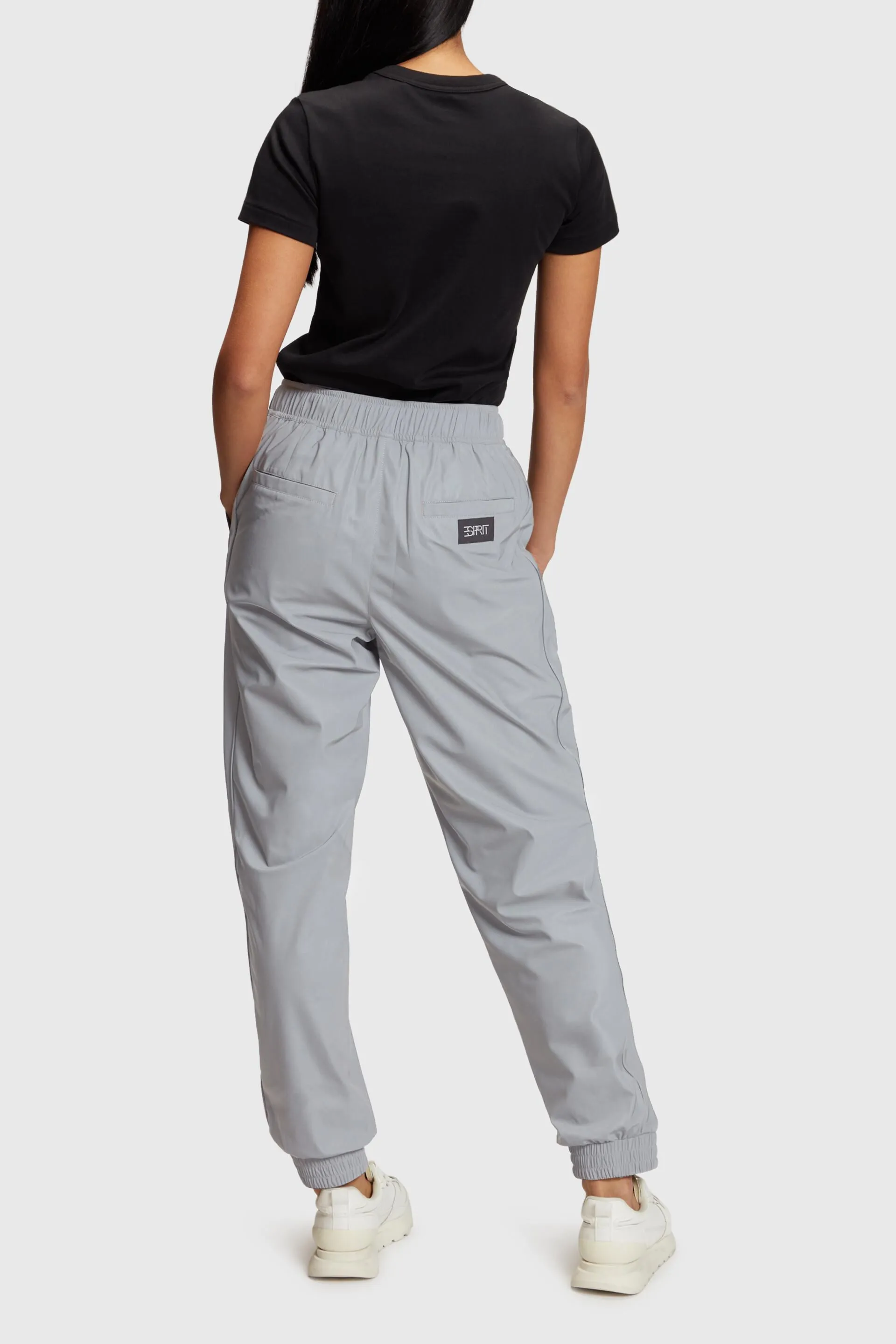 Pantalón deportivo de cintura alta con hebilla