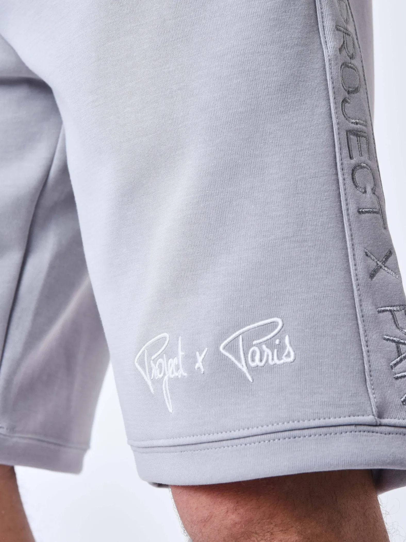 Pantalón corto con banda con logotipo Project X Paris