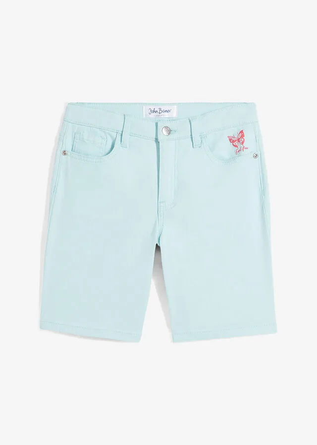 Pantalón corto para niñas Azul claro