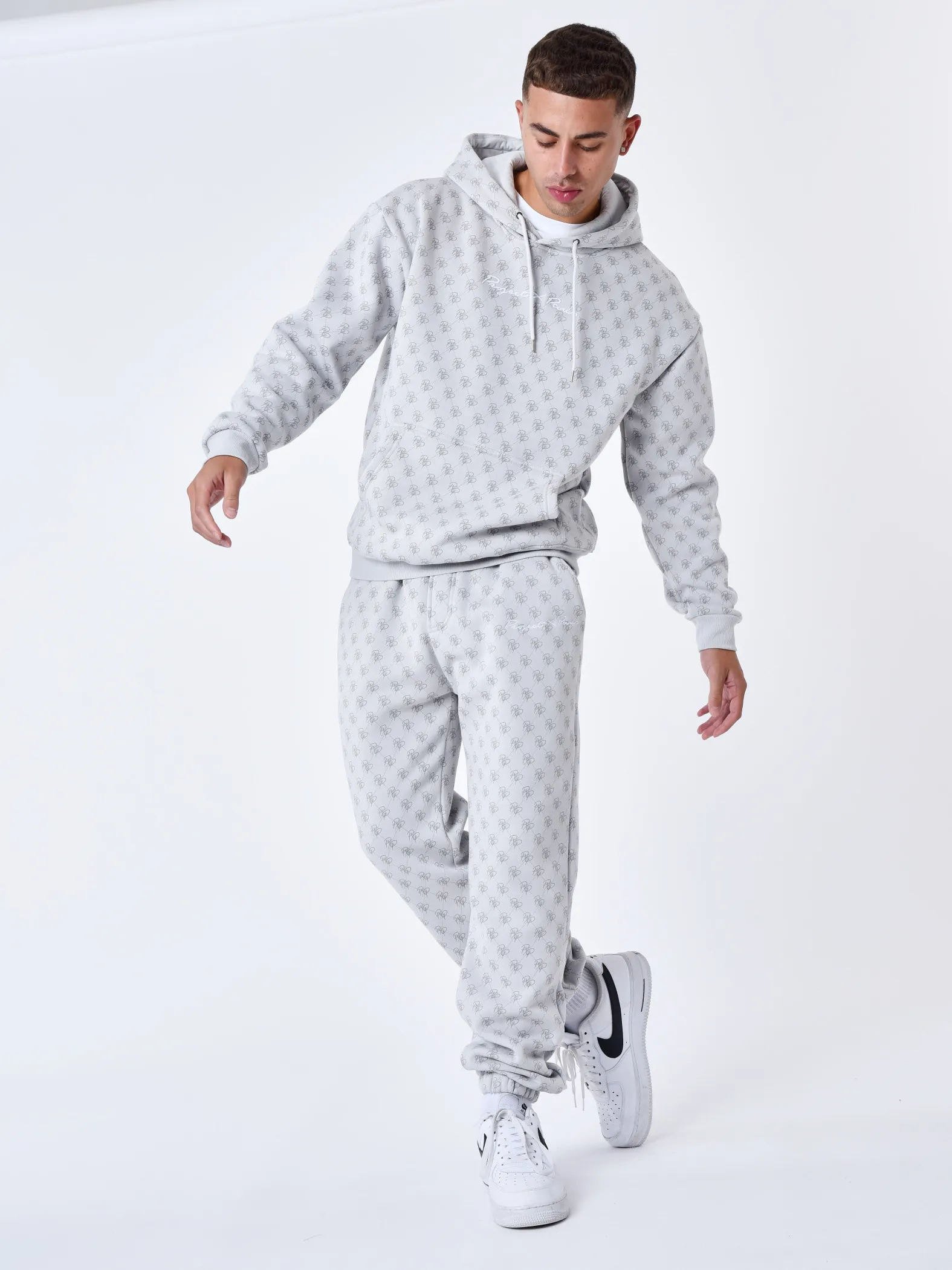 Pantalón de chándal con monograma integral