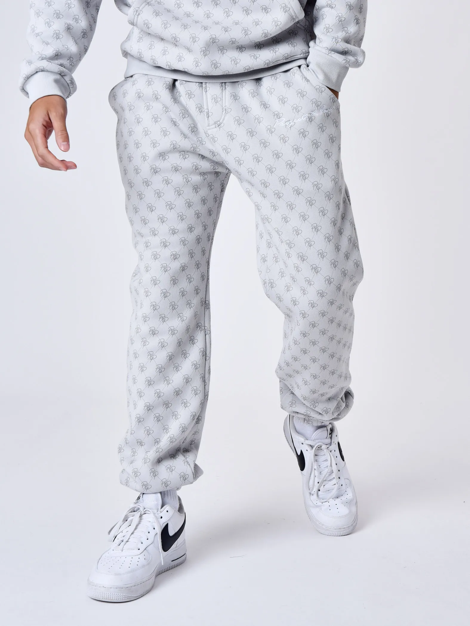 Pantalón de chándal con monograma integral