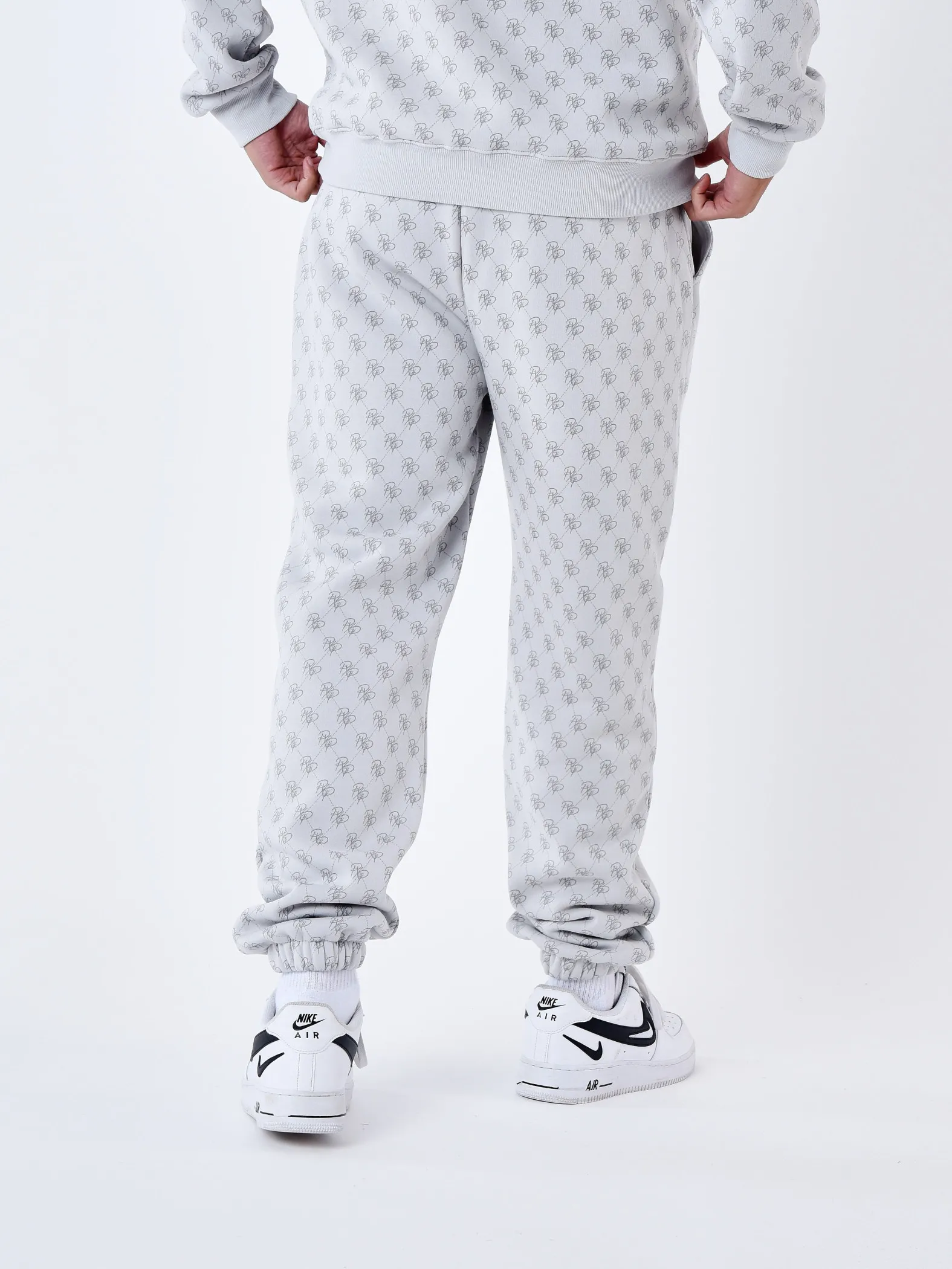 Pantalón de chándal con monograma integral