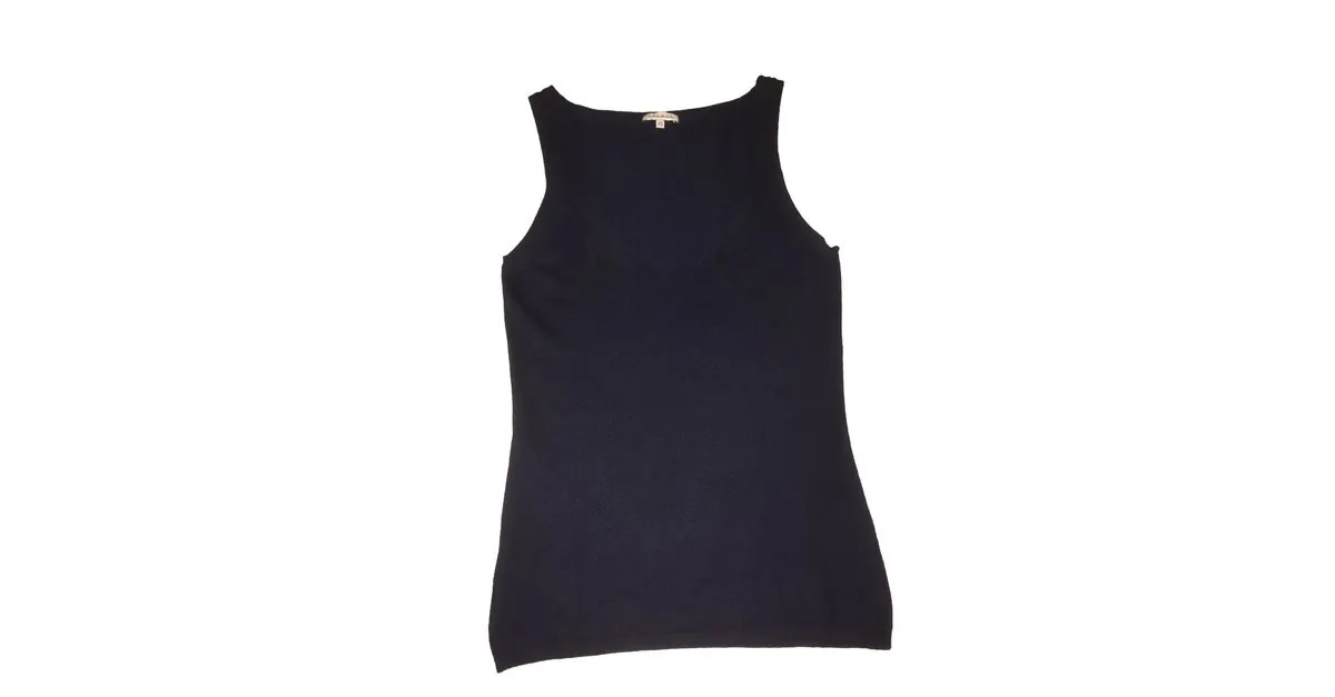 Parosh Tops Azul marino 