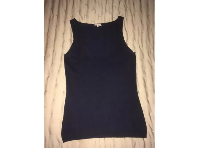 Parosh Tops Azul marino 