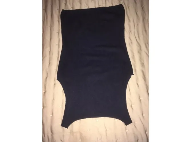 Parosh Tops Azul marino 