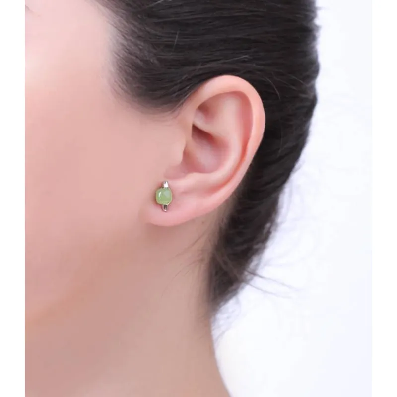 Pendientes de Plata con Piedra