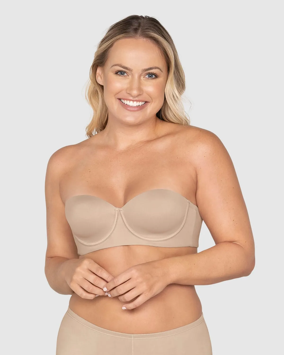 Perfect Strapless Brasier strapless con compresión fuerte de espalda