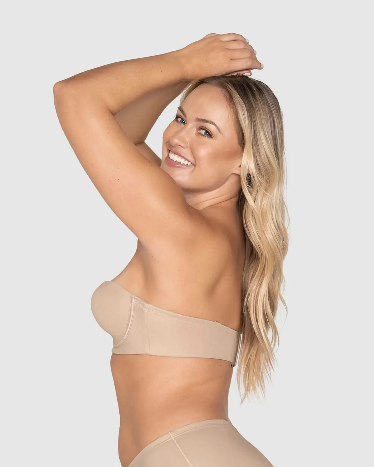 Perfect Strapless Brasier strapless con compresión fuerte de espalda