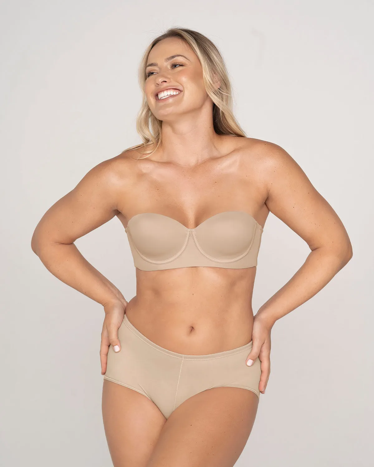 Perfect Strapless Brasier strapless con compresión fuerte de espalda