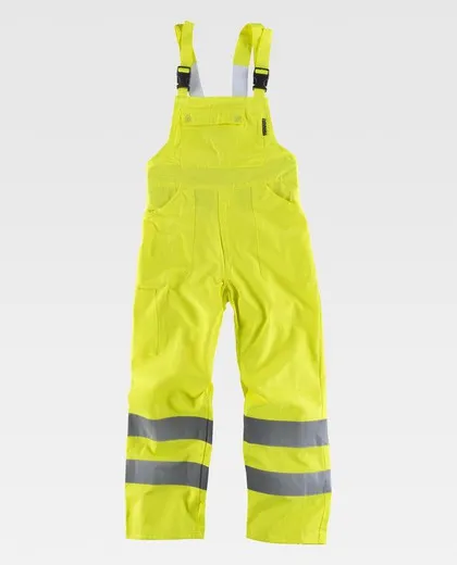 Peto de alta visibilidad con cintas reflectantes Amarillo