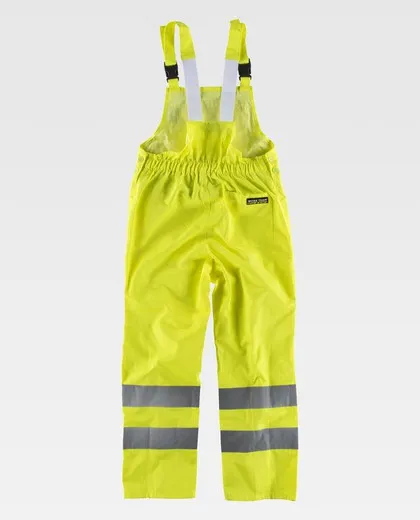 Peto de alta visibilidad con cintas reflectantes Amarillo