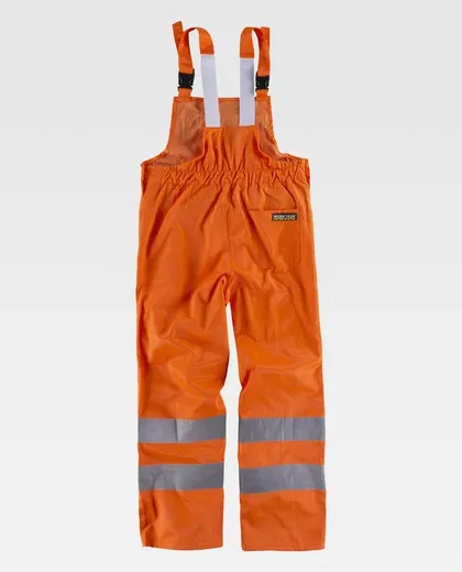 Peto de alta visibilidad con cintas reflectantes Naranja