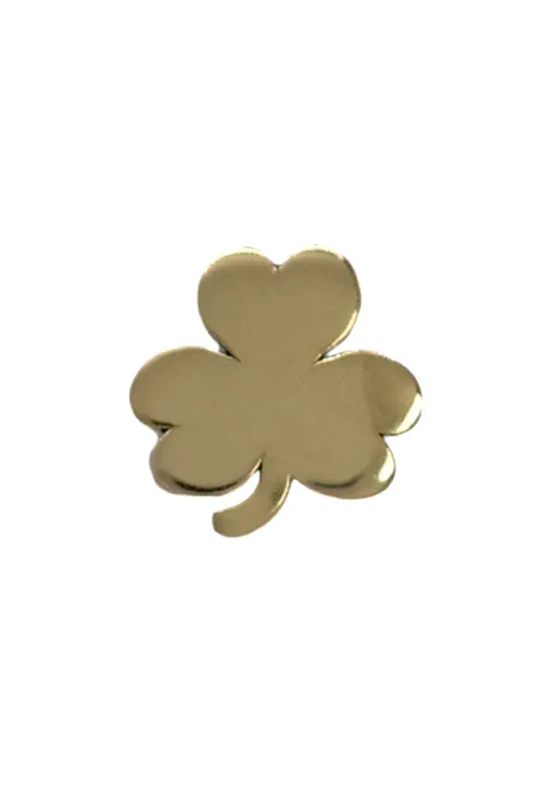 Piercing oro 18 kilates para el tragus con forma de trébol 030_3279