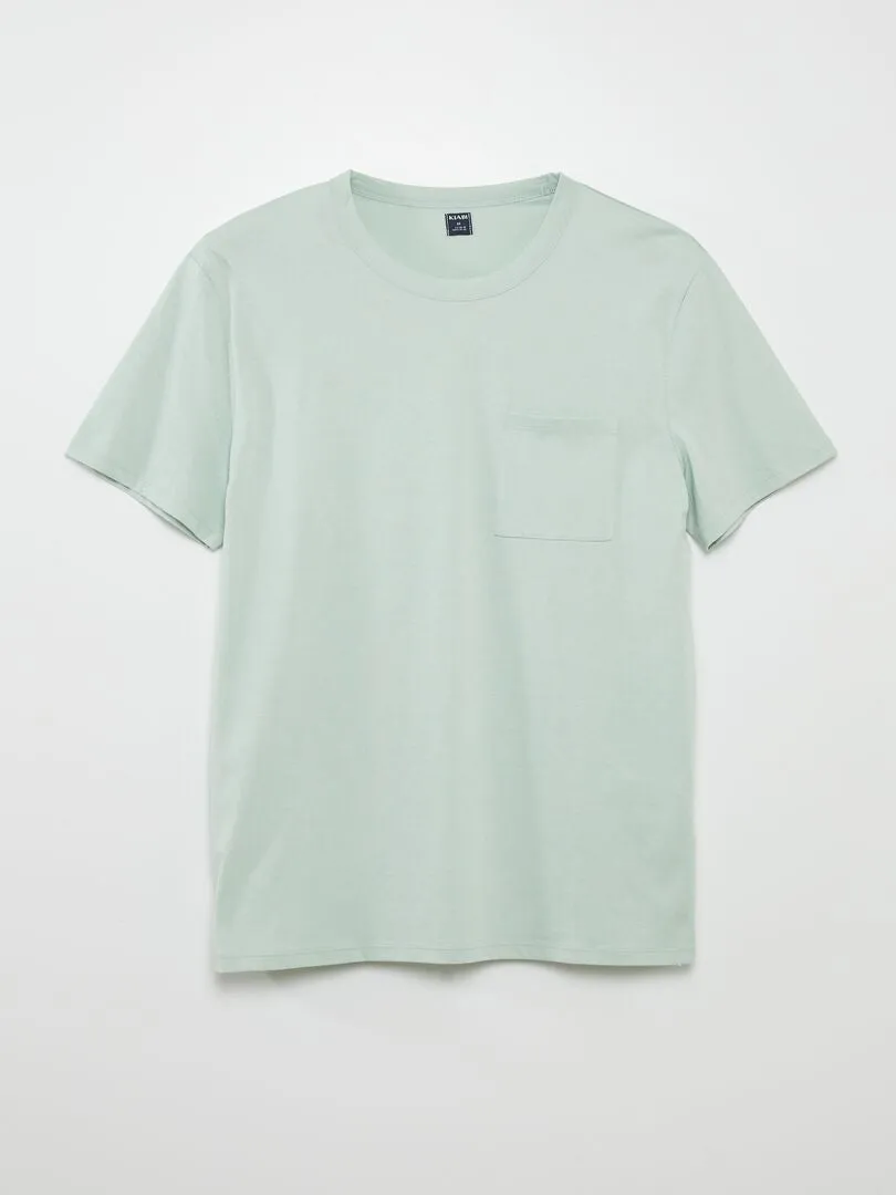 PIJAMA CORTO  SHORT + CAMISETA  2 PIEZAS  VERDE