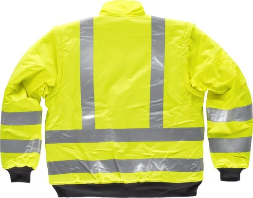 Piloto alta visibilidad con cintas reflectantes Amarillo