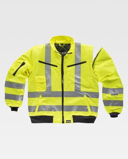 Piloto alta visibilidad con cintas reflectantes Amarillo