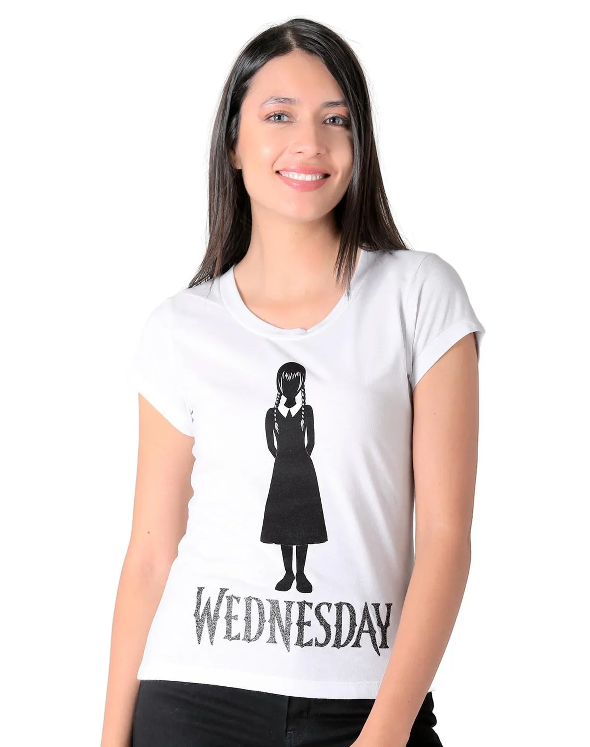 Playera Mujer Moda Camiseta Blanco Netflix 58204848