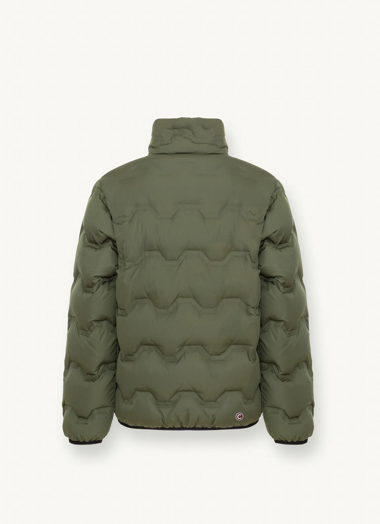 Plumífero de efecto acolchado modelo bomber