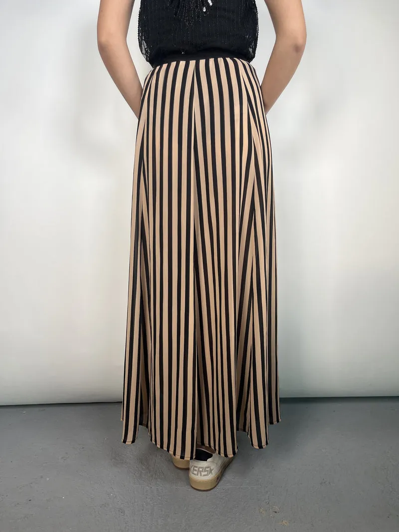 RAPSODIA Falda Maxi Rayas