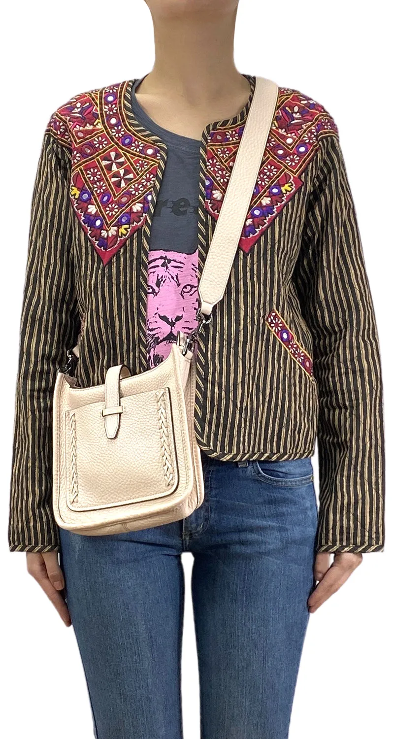 REBECCA MINKOFF Bandolera Cuero Beige
