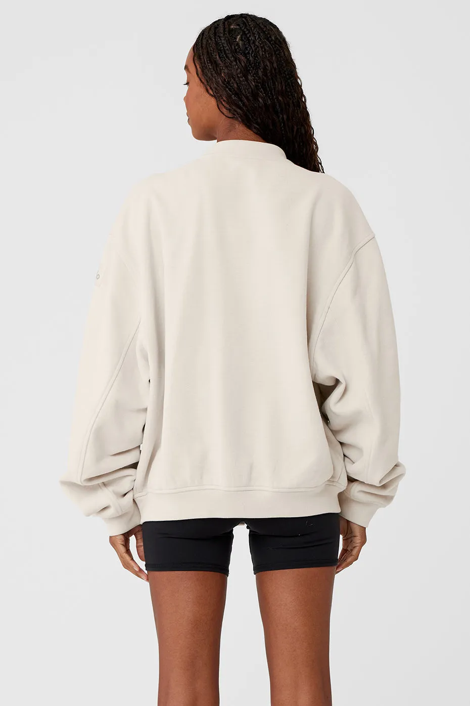 RENOWN VARSITY JACKET  BONE