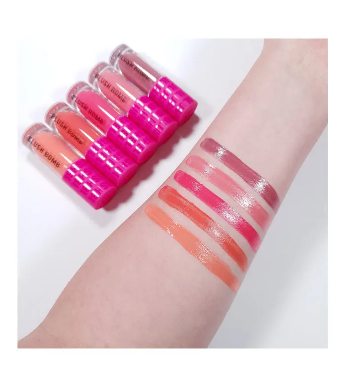 REVOLUTION  COLORETE LíQUIDO BLUSH BOMB  DOLLY ROSE