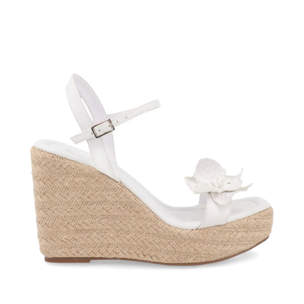 Sandalia De Tacón Trender color Blanco para Mujer