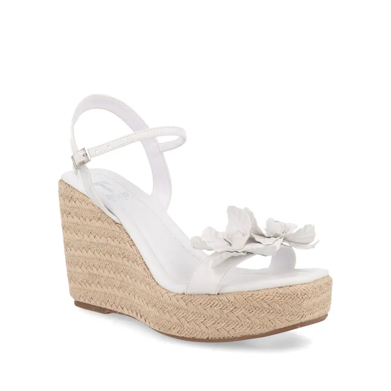 Sandalia De Tacón Trender color Blanco para Mujer