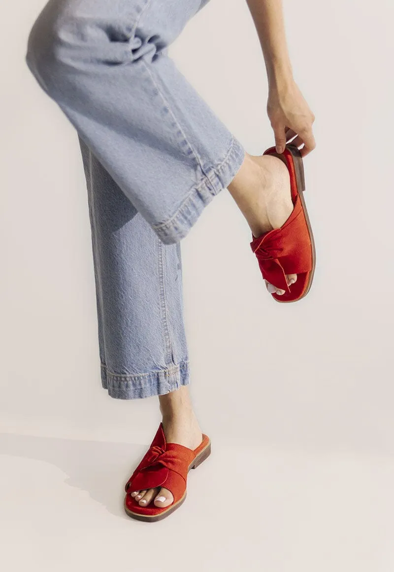 Sandalia Mujer / Fiofio Rojo
