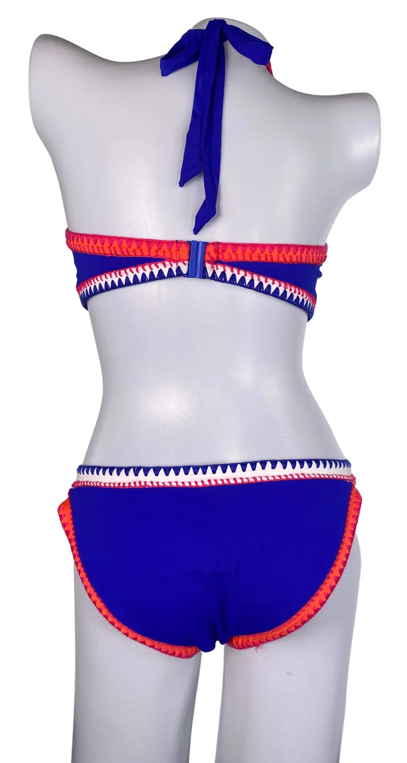 SEAFOLLY Bikini Azul Bordado
