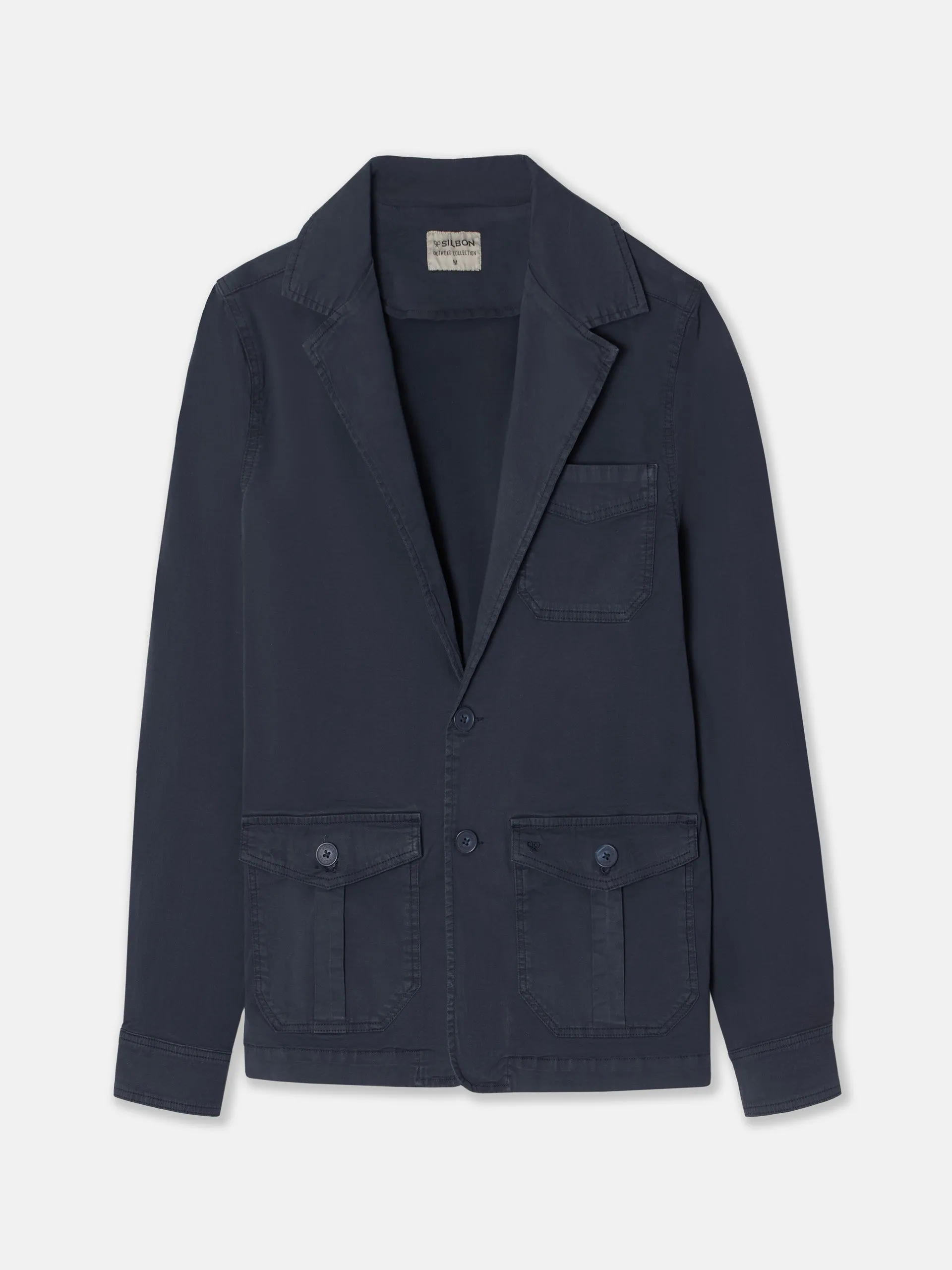 Semiblazer azul marino