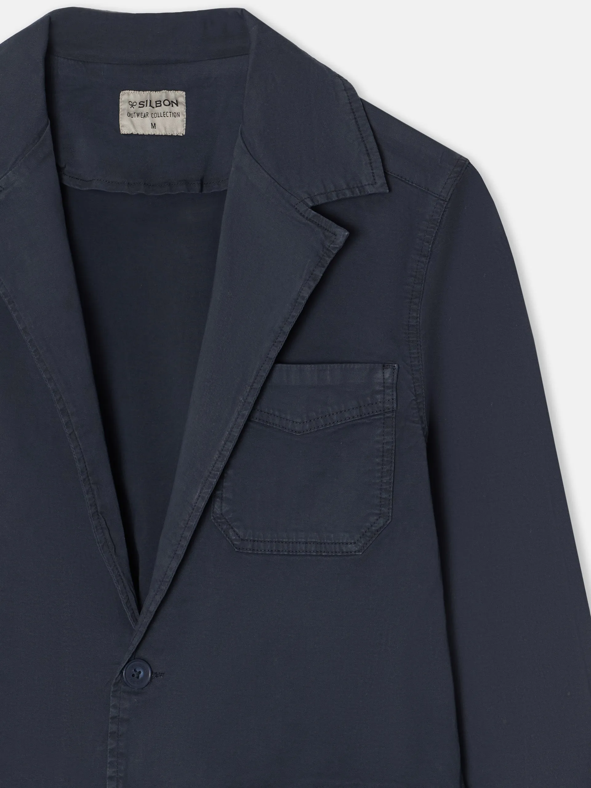 Semiblazer azul marino