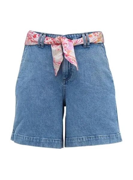 Shorts Vila Vivanil Denim Para Mujer