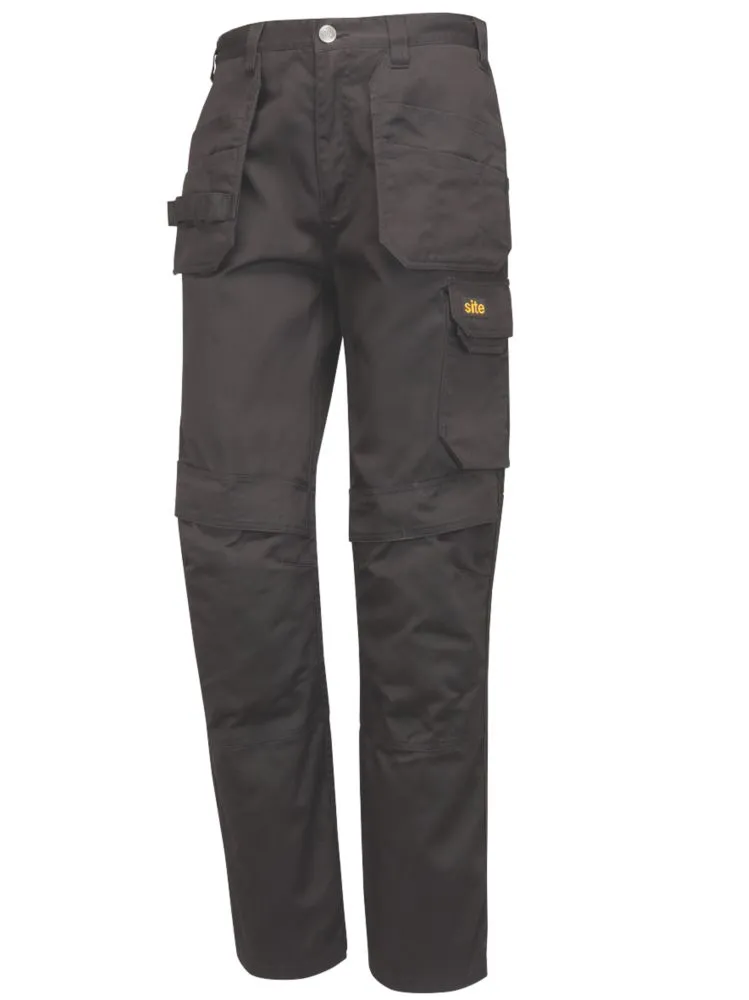 Site Sember, pantalón con bolsillos de pistolera, negro (cintura 38