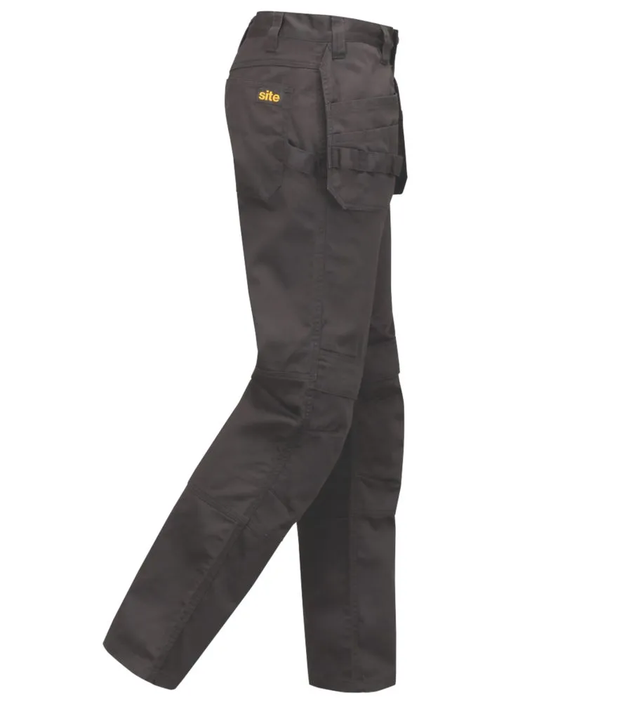 Site Sember, pantalón con bolsillos de pistolera, negro (cintura 38