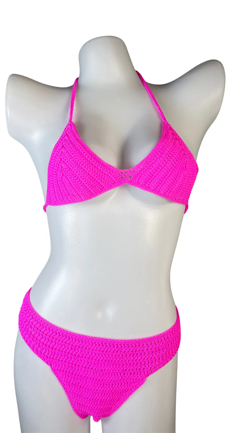 SKIMS Set Bikini Y Falda Crochet