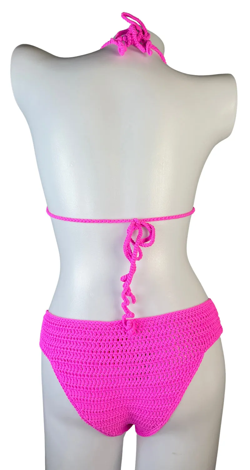 SKIMS Set Bikini Y Falda Crochet