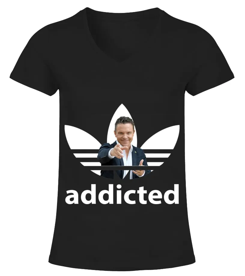 STEFAN MROSS ADDICTED Camiseta cuello pico Mujer