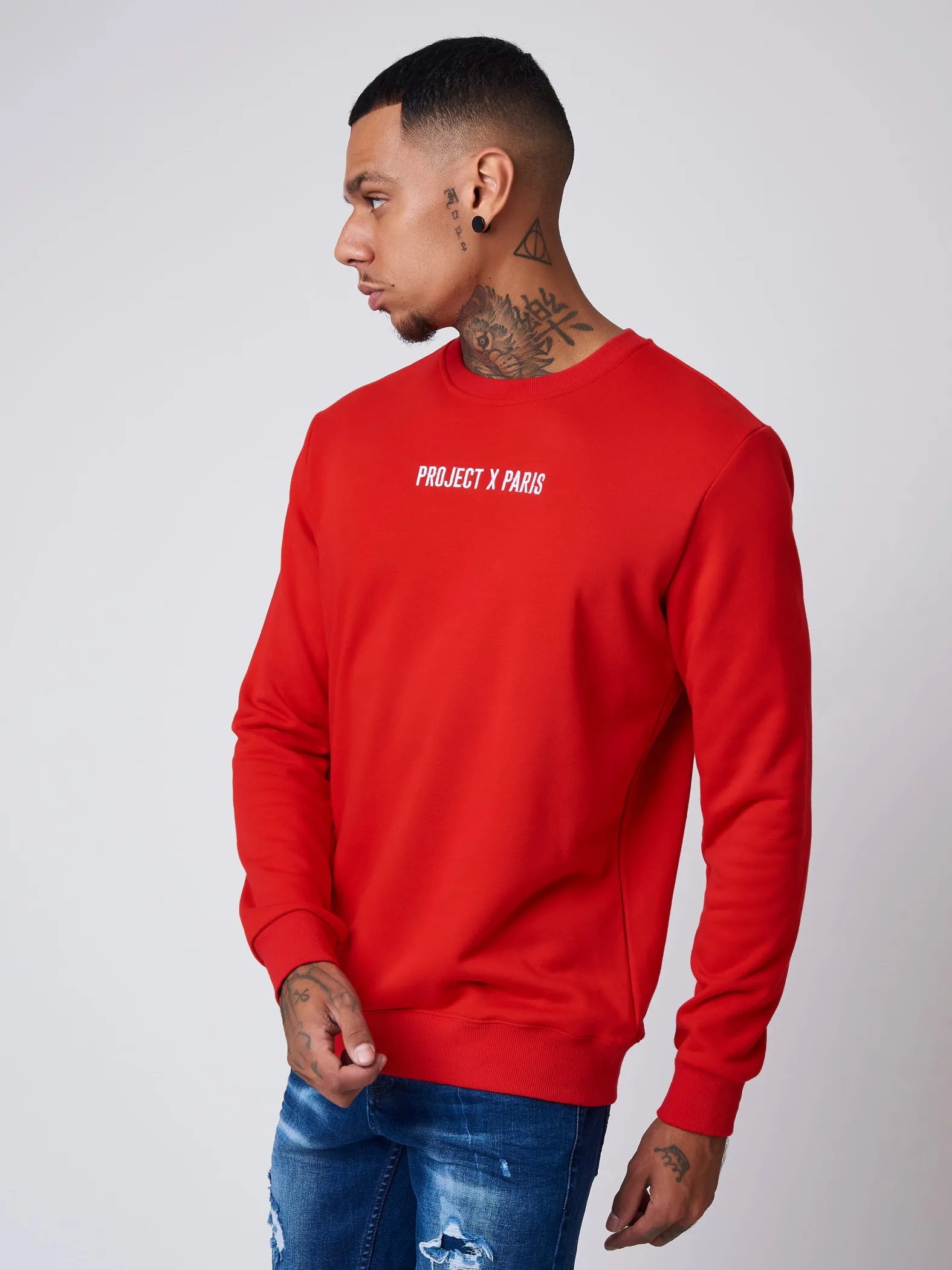 Sudadera básica con logotipo bordado