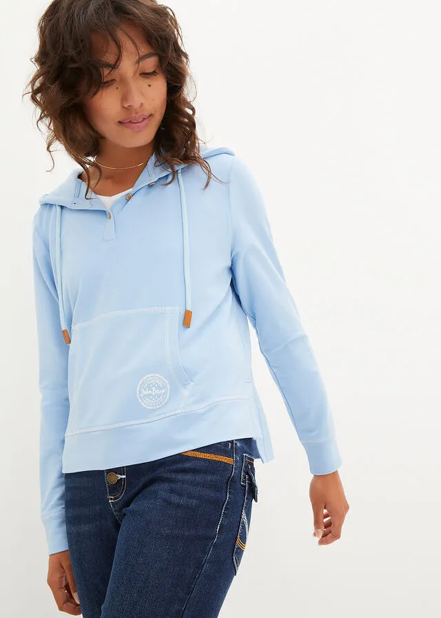 Sudadera con capucha Azul claro