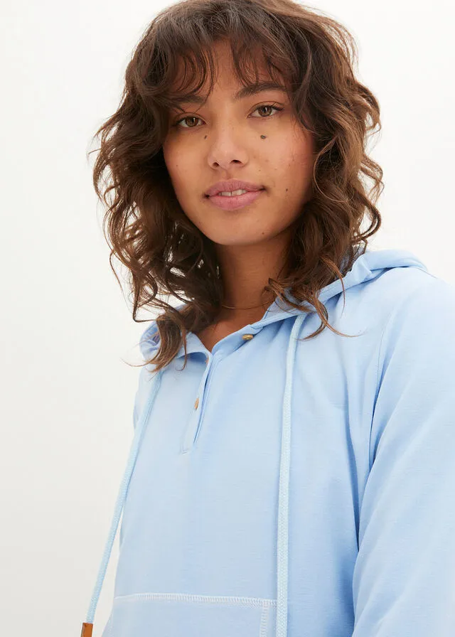 Sudadera con capucha Azul claro