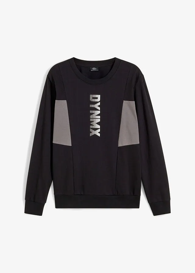 Sudadera con poliéster reciclado Negro