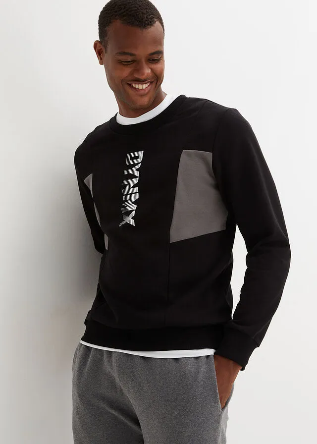 Sudadera con poliéster reciclado Negro