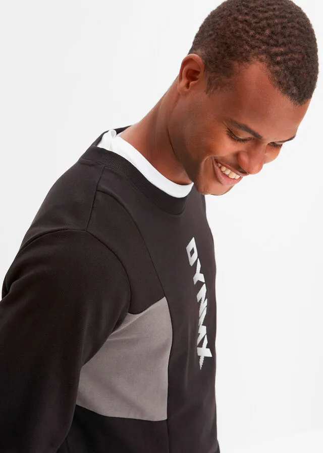 Sudadera con poliéster reciclado Negro