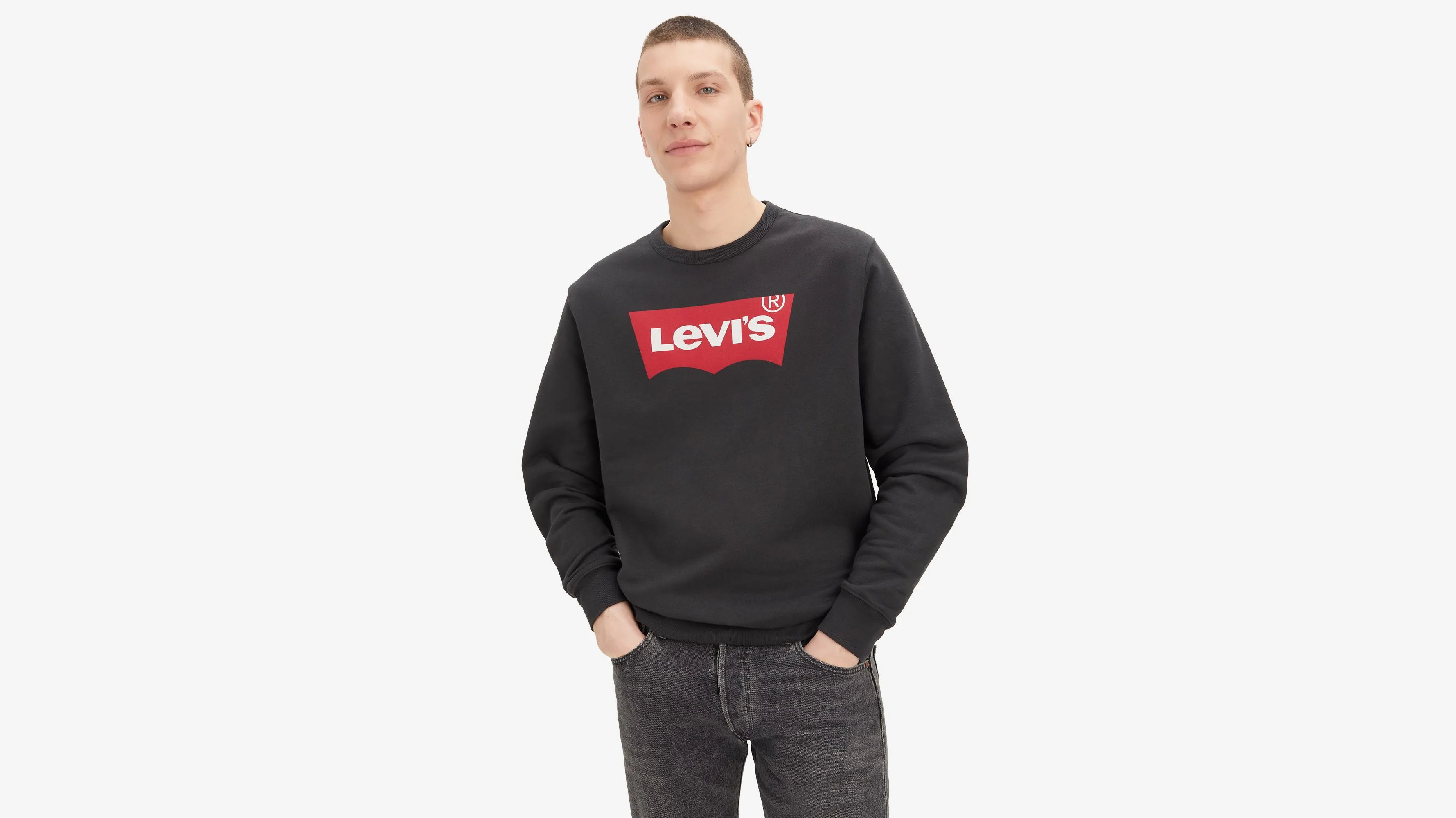 Sudadera Gráfica Estándar De Cuello Redondo